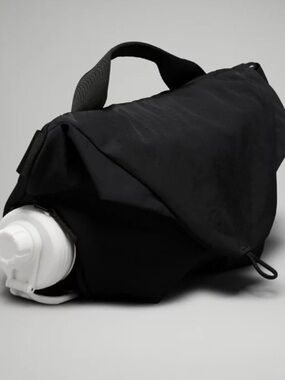 lululemon athletica Black Crossbody Sling with Bottle Pocket
